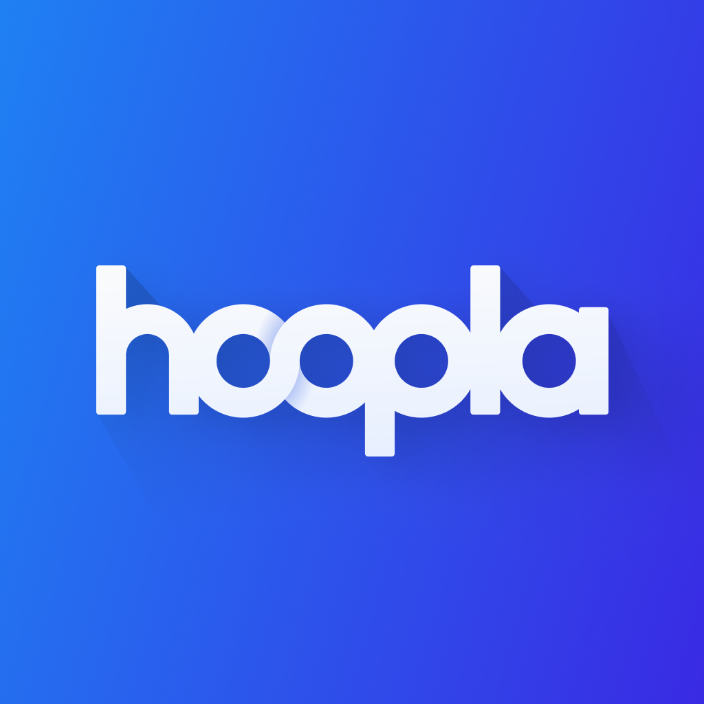 Logo for the Hoopla Digital Service
