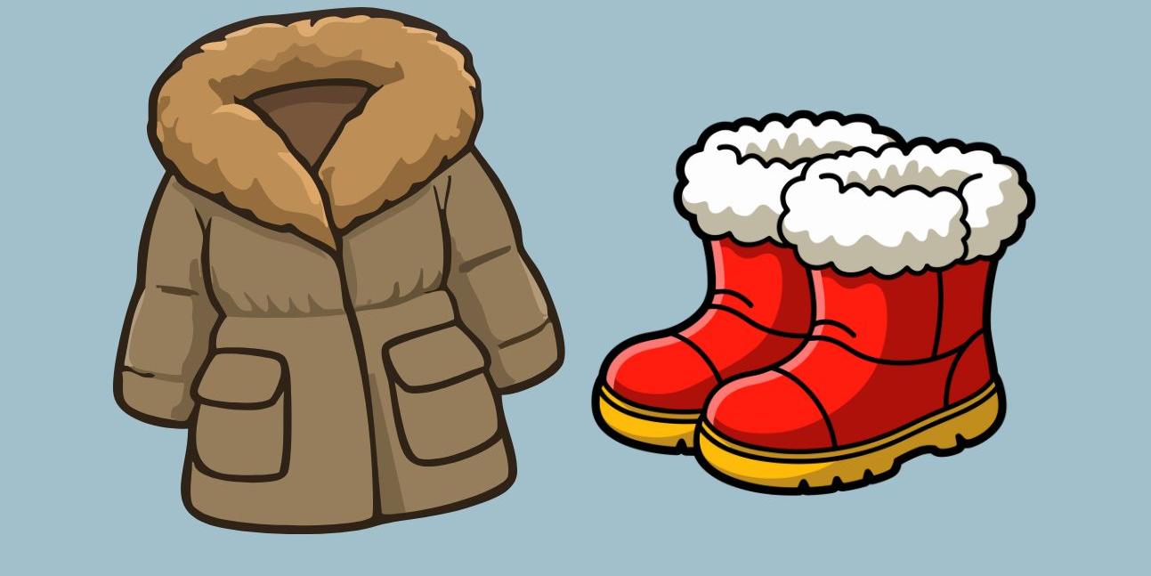 coat and boots